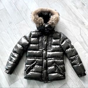 Moncler Brown ski puffer jacket
